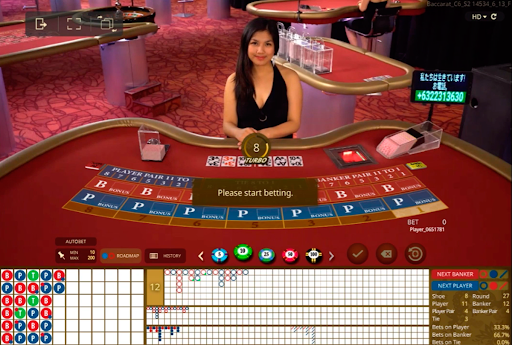 live dealer baccarat